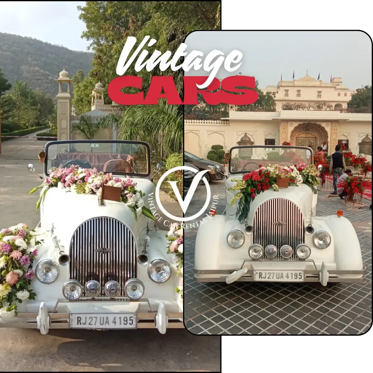 Vintage Car Hire in Udaipur - Hire Vintage Car For Wedding